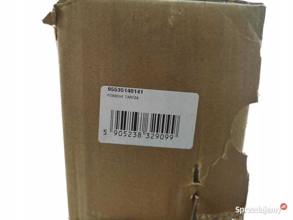 TARCZA HAMULCOWA LEWY PRZÓD PORSCHE CAYENNE 0310