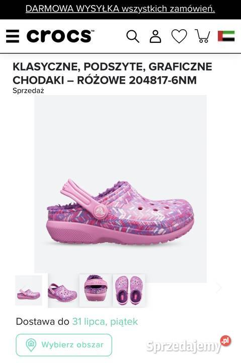 Chodaki dziecięce Crocs C7 r 23 14cm