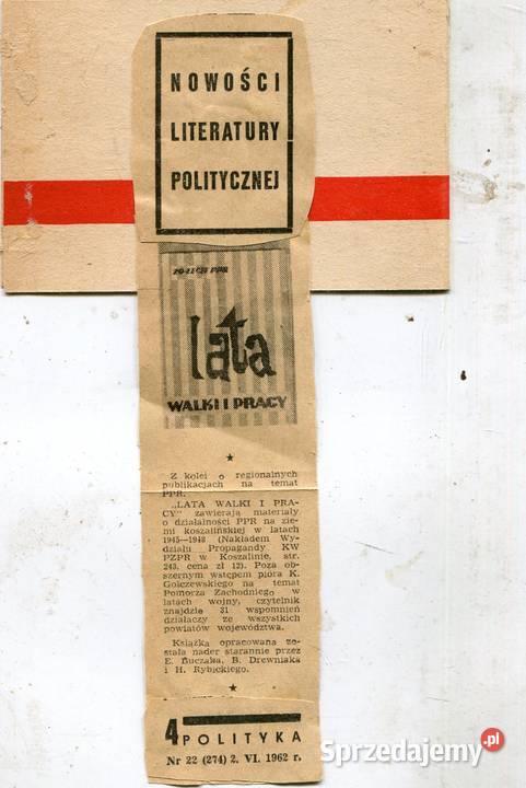 20 lat PPR Zaproszenie Tow Kazimierza