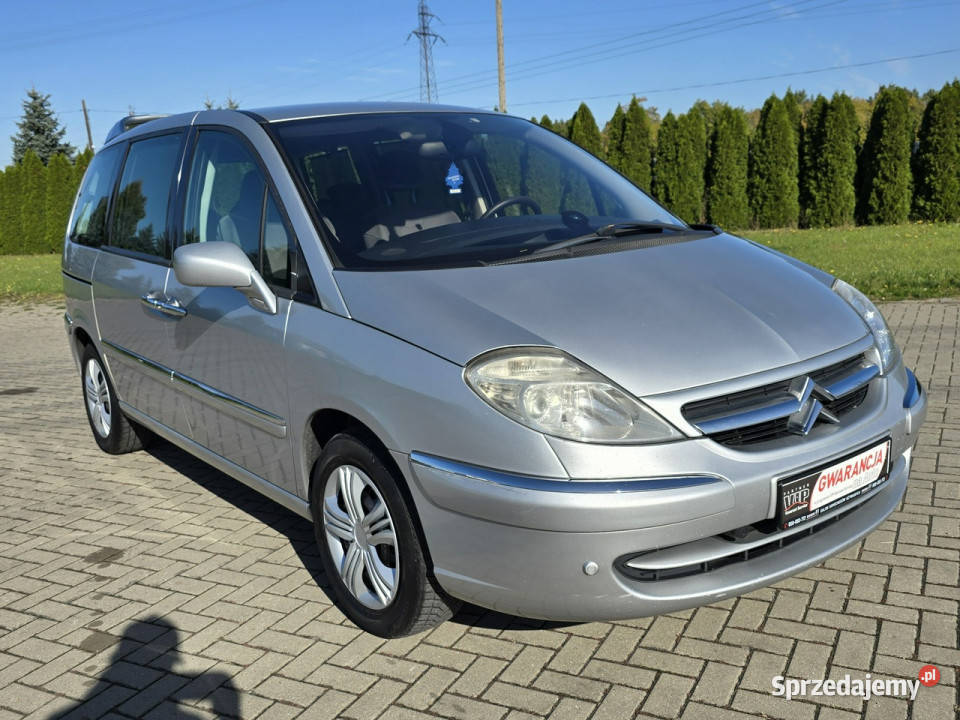 Citroen C8 20Benzyna SerwisElekrDrzwiHak7 elektryczne lusterka Kutno