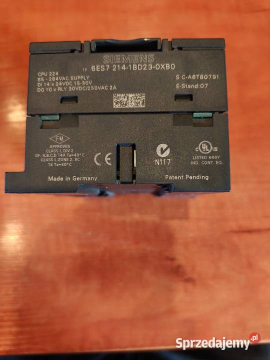 Sterownik SIEMENS S7200 CPU224 ACDCRLY Swarzędz