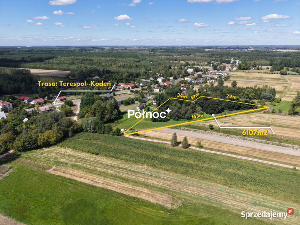Działka rolno budowlana w Dobratyczach Dobratycze