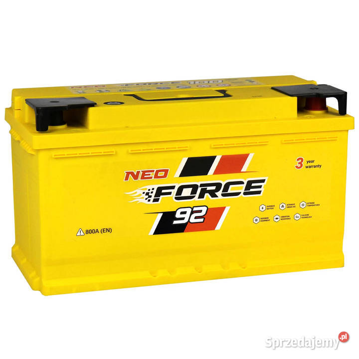 Akumulator Neo Force 92Ah 800A DN pomorskie Gdańsk