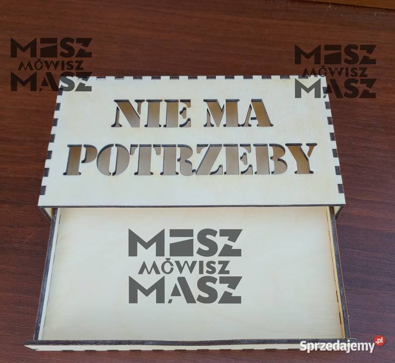 Pudełko na kasę hajs pieniądze Mikołaja Racot sprzedam