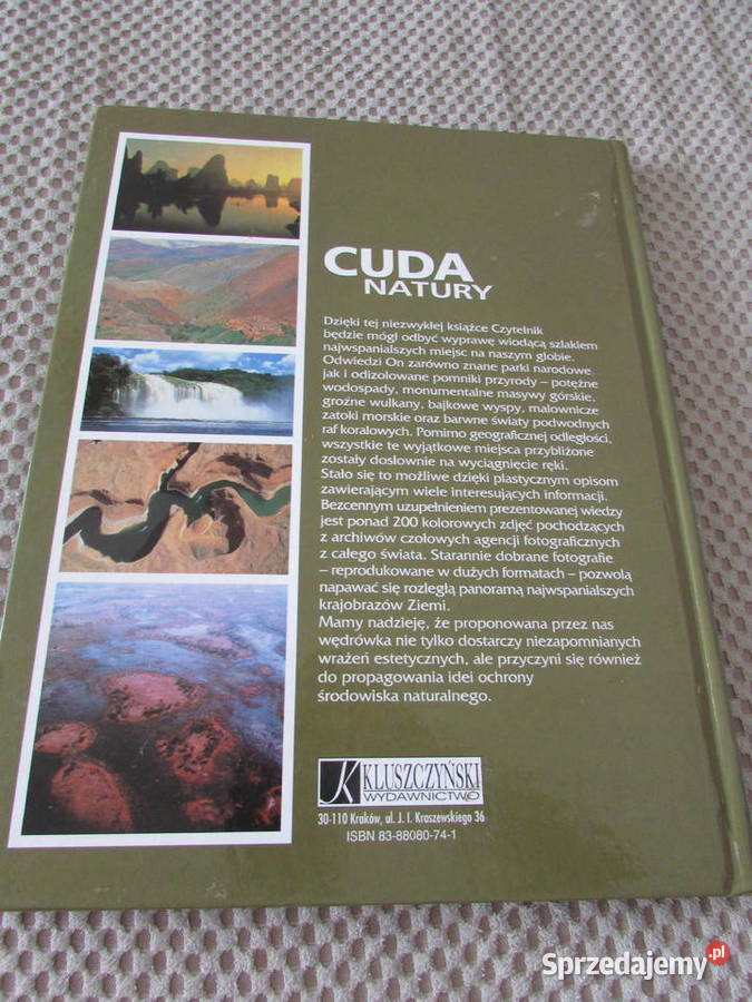 cuda natury książka album Kraków
