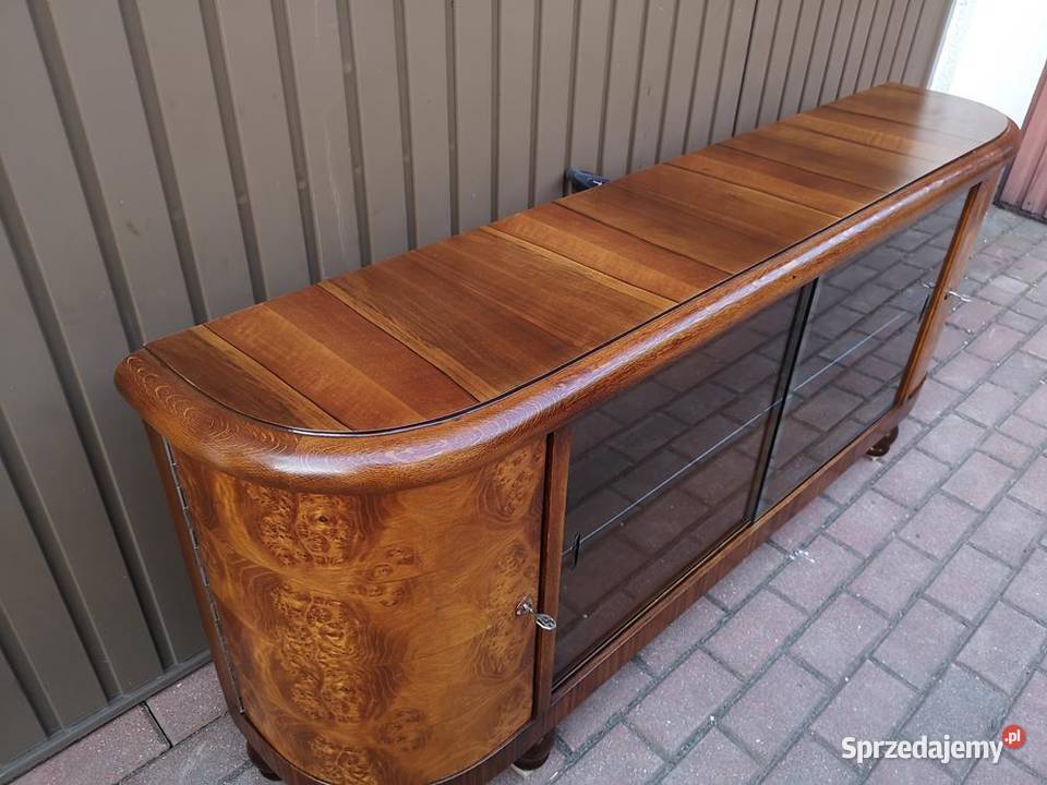 Komoda ARTDECO RTV Niska Orzech 170 Zgrabna Swarzędz