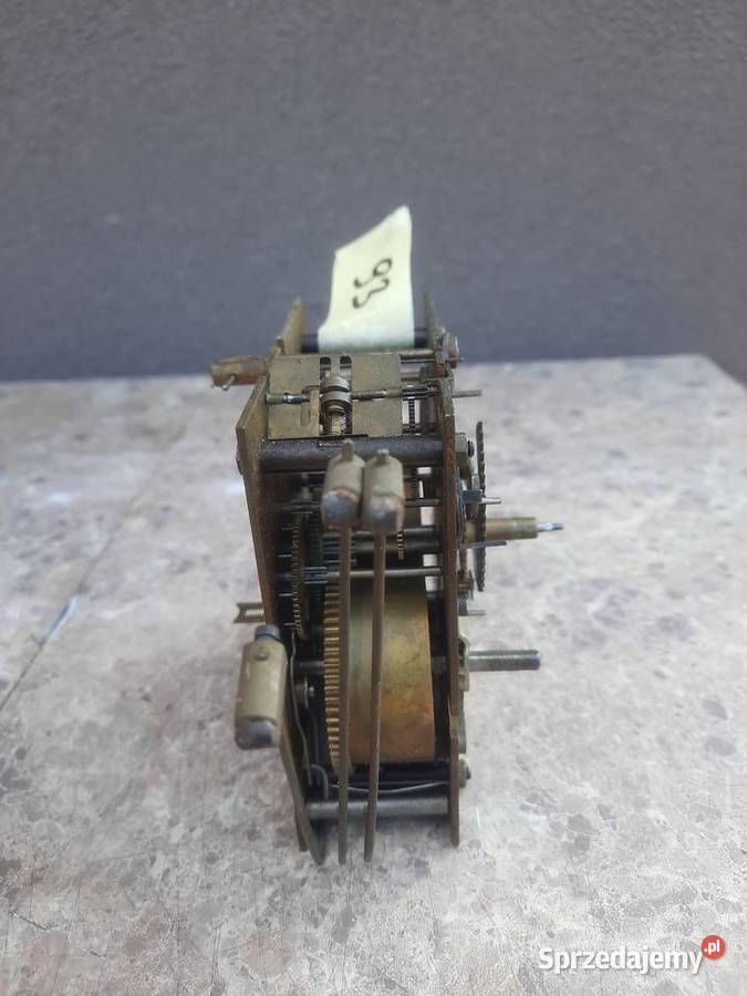 93 Mechanizm starego zegara ściennego Tczew