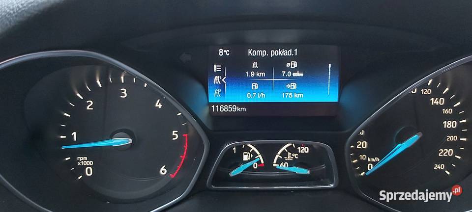 Ford Focus 16 TDCi 2015r Hatchback 115 116 800 4/5 świętokrzyskie Skarżysko-Kamienna