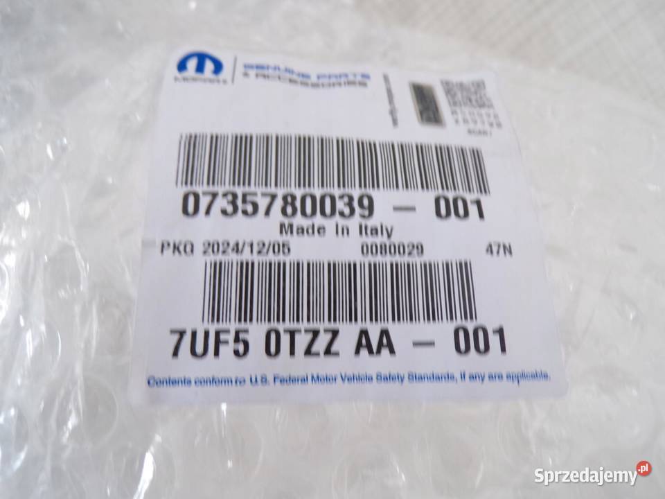 ZDERZAK TYŁ TYLNY PDC FIAT 500 E II ELEKTRYK