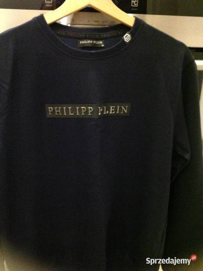 Granatowa Bluza Męska M Nowa Nowa Sól