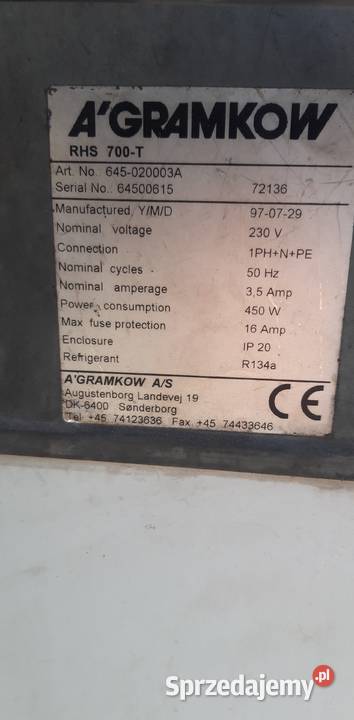 Maszyna do klimatyzacji Waeco Agramkow rhs 700 t Narzędzia elektryczne i pneumatyczne Orzechówka