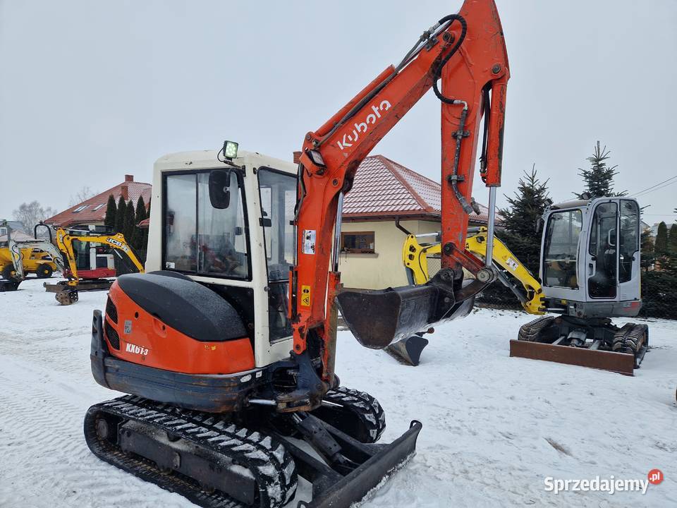 Minikoparka Kubota KX 613 2011r 26 tony nie lubelskie Ryżki sprzedam