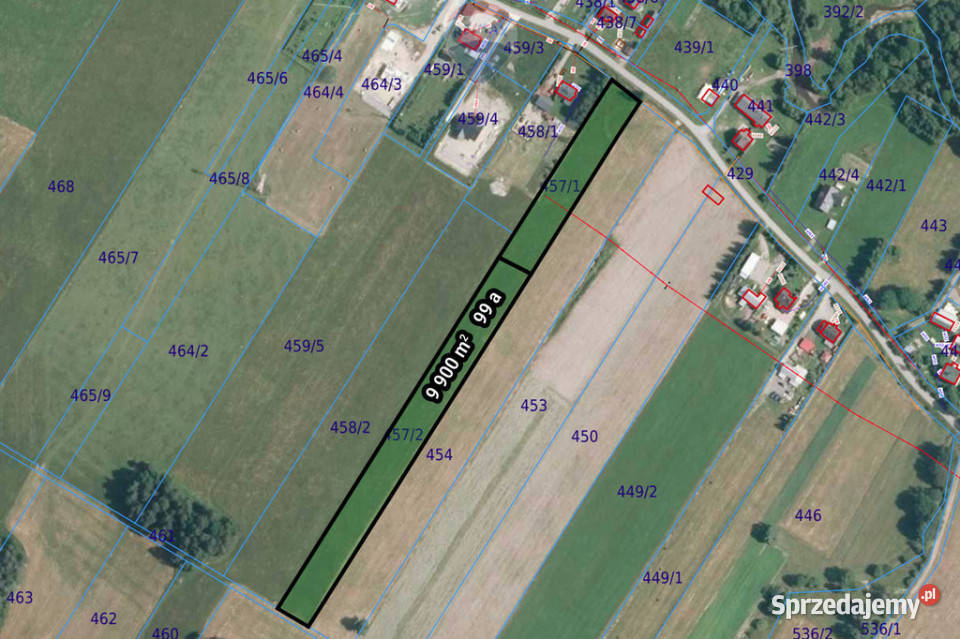 Działka 99a rolbud Smerekowiec Uście Gorlickie małopolskie