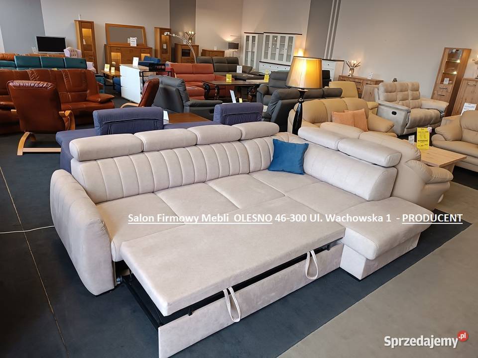 Narożnik CASTEL 190x275 Tkanina Zmywalna Do Olesno