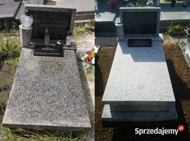 Szlifowanie pomnika Wrocław Wawrzyńca Rodziny usługi budowlane