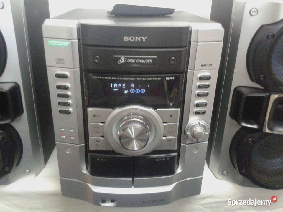 wieża SONY 3xCD 2xkaseta radio RDS pilot Ostrowiec Świętokrzyski