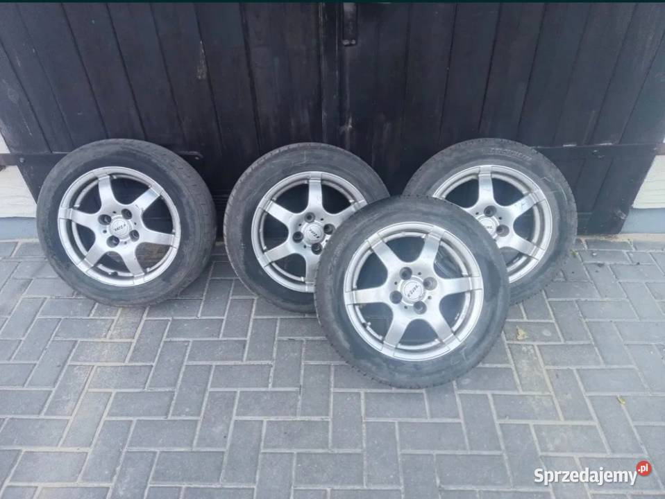 Alufelgi 15 4100 proste nie spawane komplet 4 Cekcyn