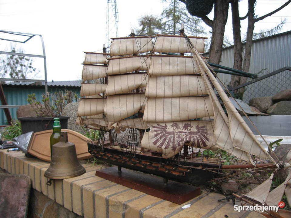 Komplet modeli żaglowców Szczecin sprzedam