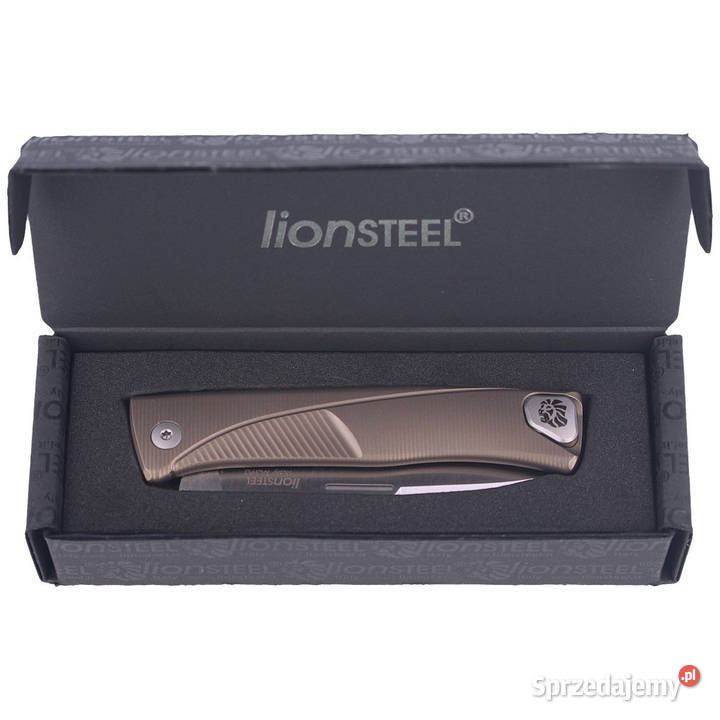 Nóż składany LionSteel Thrill Bronze Titanium Warszawa