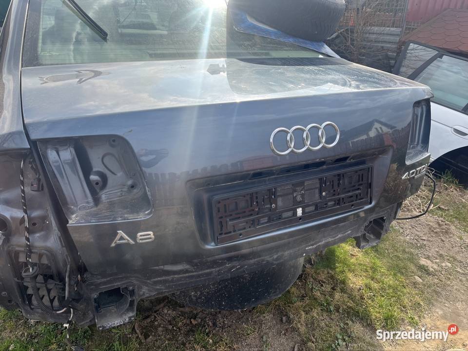 Klapa tył bagażnika Audi A8 D3 LZ7R podkarpackie Rzeszów