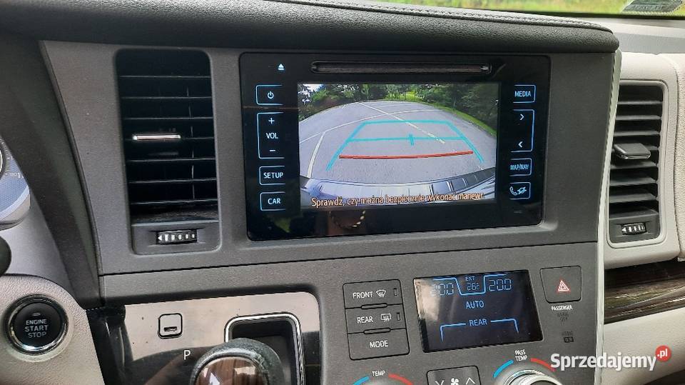 Toyota SIENNA 35300 7osób 92tkm Skóra Navi bluetooth