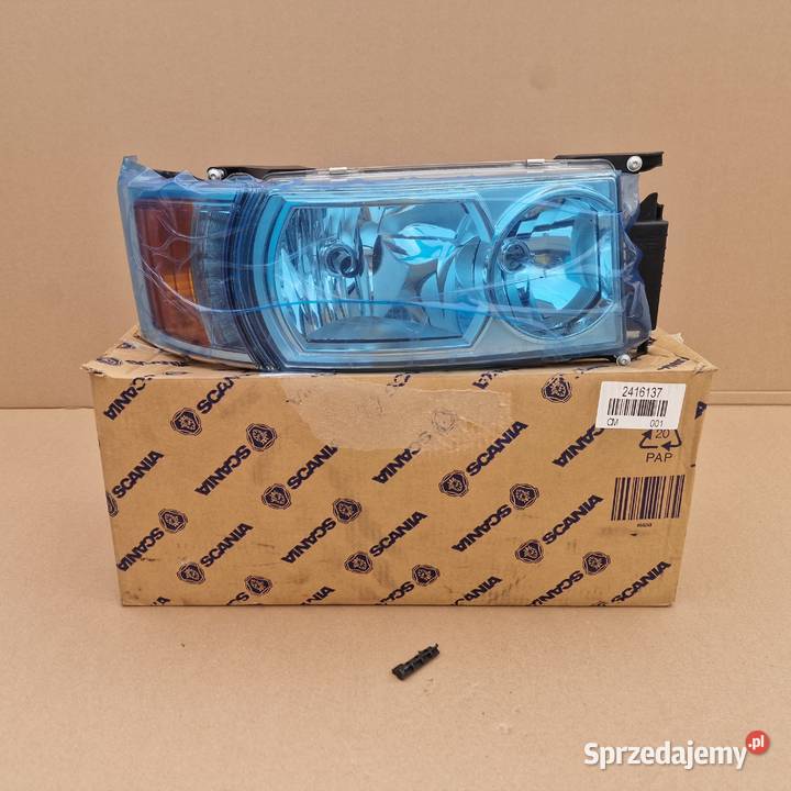 SCANIA R REFLEKTOR LAMPA H7 NOWA ORYGINALNA Bieleń sprzedam