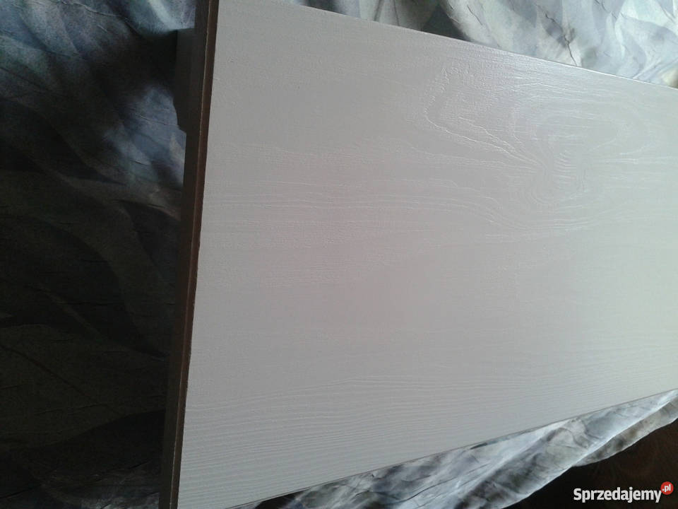 Drewniana półka biała Szafy, regały, półki Szczecin sprzedam