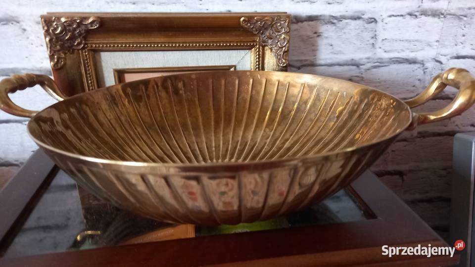 Patera mosiężna Warszawa