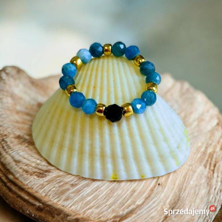 Pierścionek Apatyt i Turmalin Zgierz