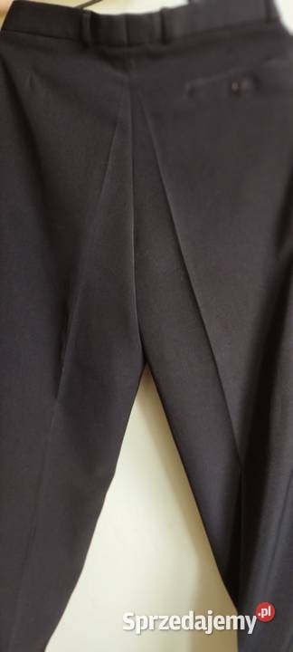 Spodnie czarne męskie garniturowe eleganckie dolnośląskie Wrocław