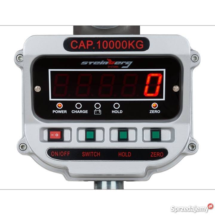 Waga dźwigowa hakowa 10 ton obrotowy hak LED Poczesna