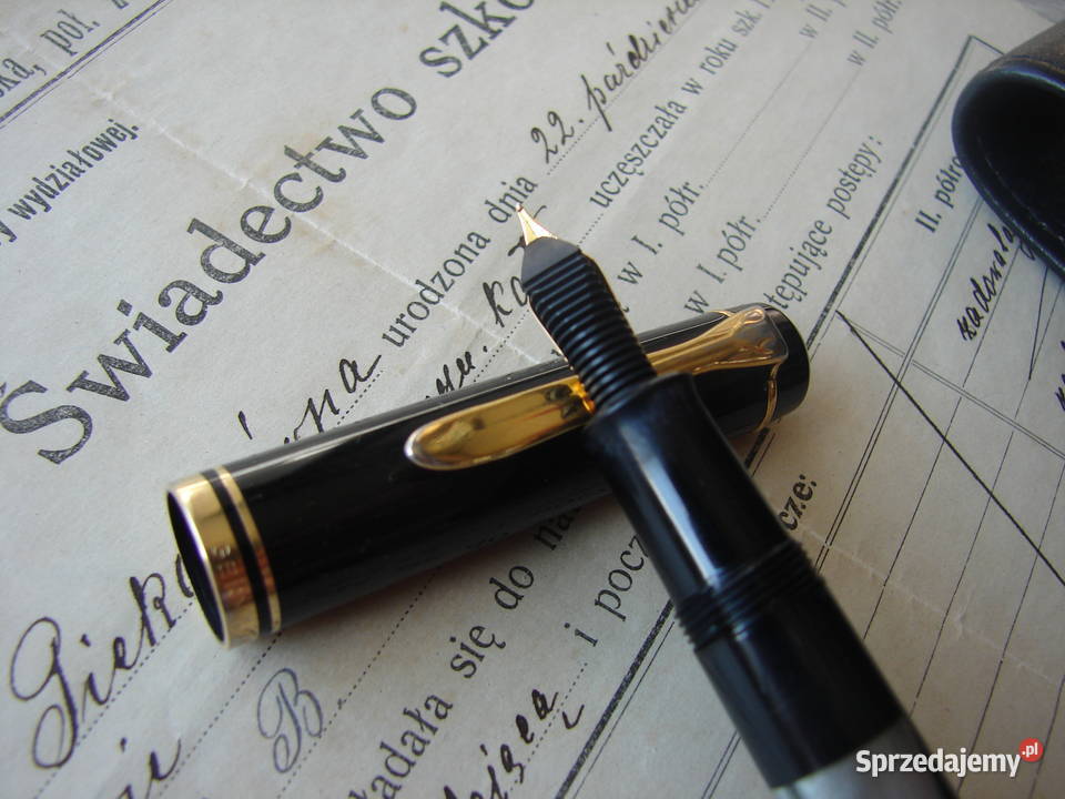 Pelikan 250 stare pióro wieczne z eleganckim Warszawa