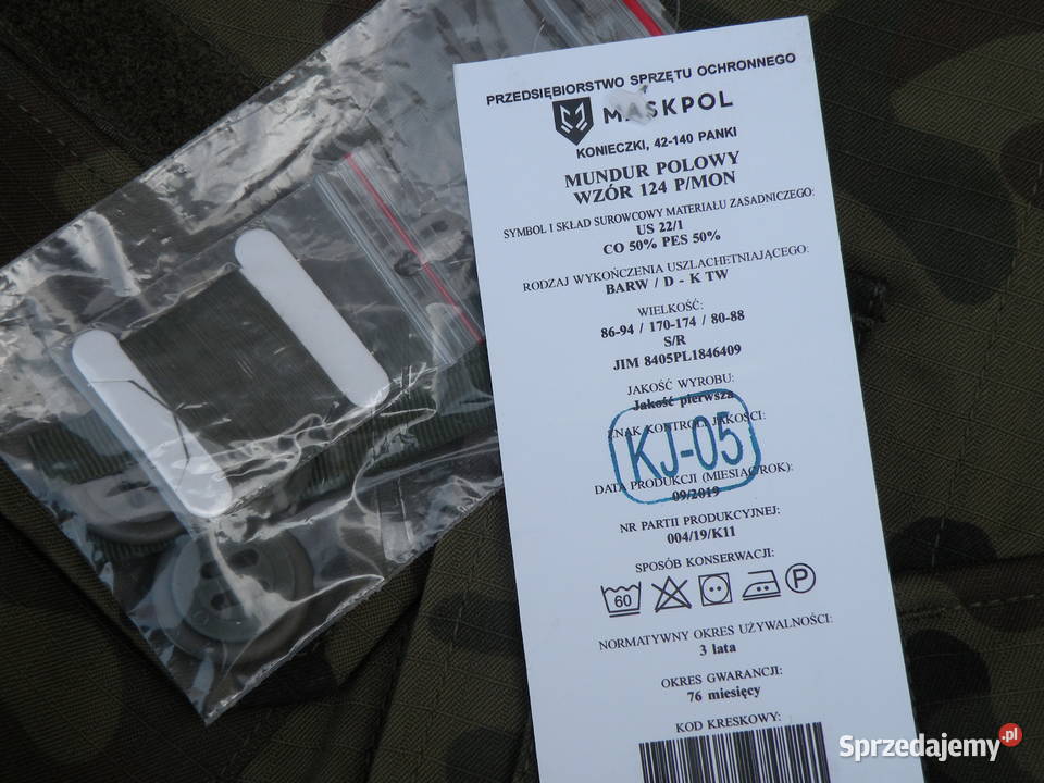 Mundur polowy 124 PMON SR Wrocław