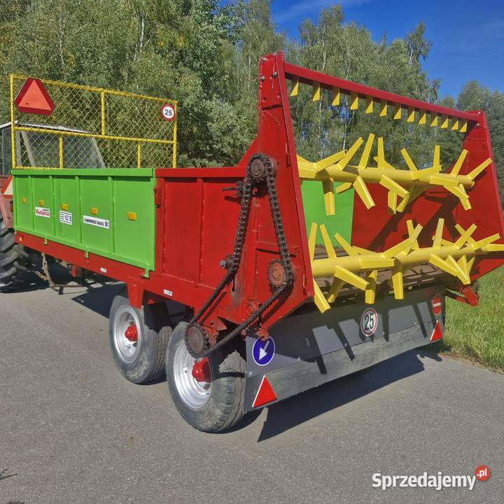 Rozrzutnik obornika warfama polmot tandem 6 ton Małgów
