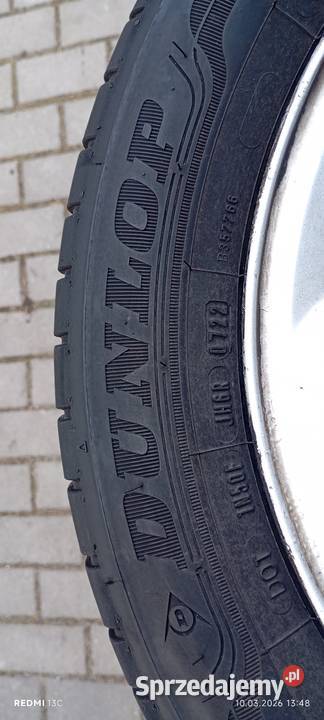 4 alufelgi Ford Komplet 4 opon letnich Dunlop Wałdowo Szlacheckie sprzedam