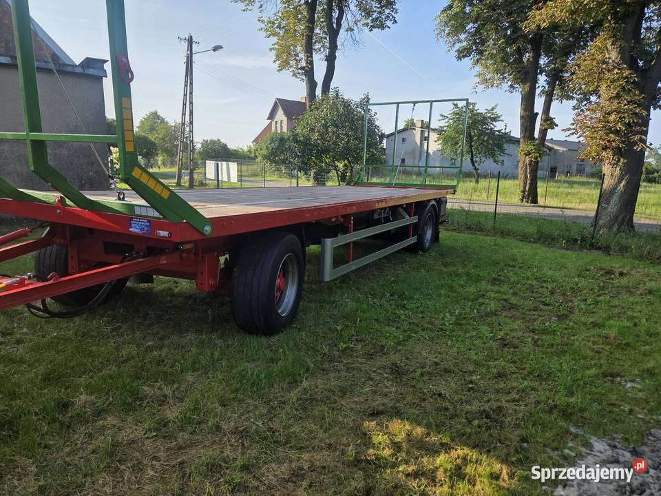 Przyczepa do bel nieuszkodzony Przyczepy rolnicze Damasławek