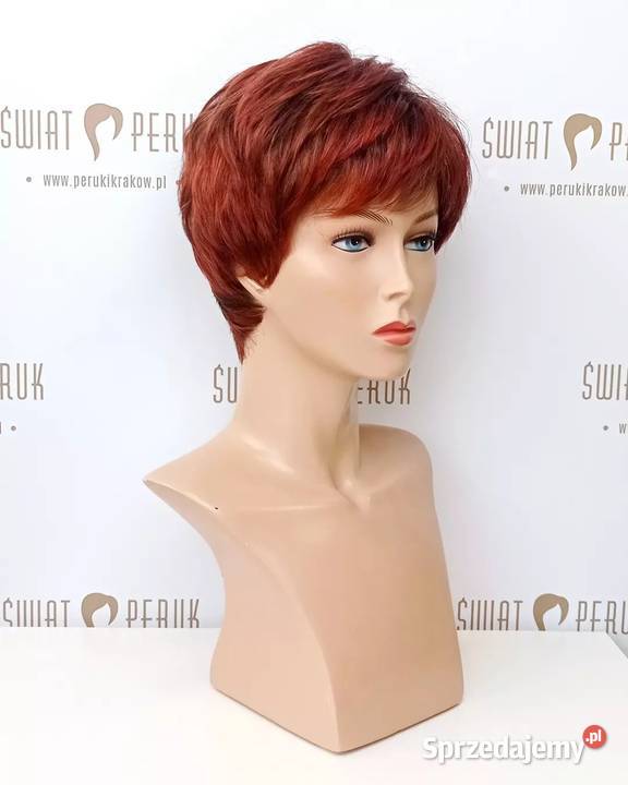 Krótka peruka syntetyczna Końskie