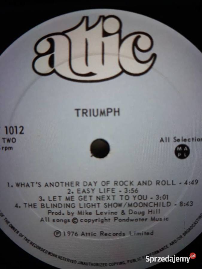 Archiwum hard rocka TRIUMPH Triumph 1976 podkarpackie