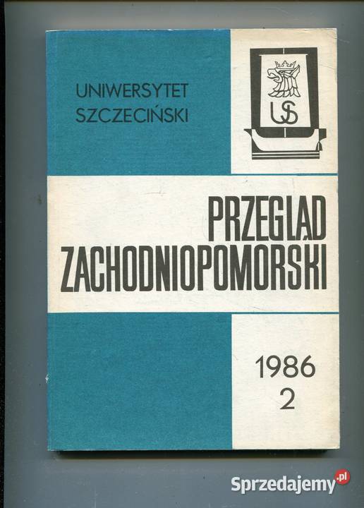 Przegląd Zachodniopomorski 1986 2 Szczecin