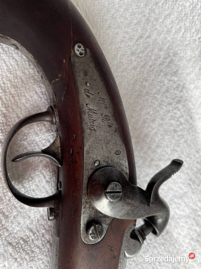 Pistolet żandarmeria francuski mod 1842 Czaplinek
