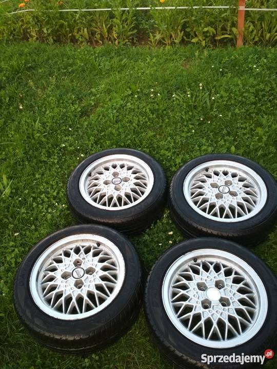 sprzedam felgi BBS 15 4x100 z oponami Strzyżów