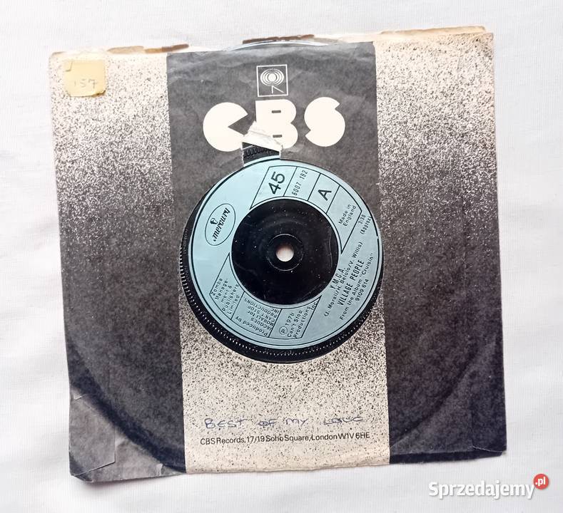 SP Village People YMCA The Women Mercury 1978 r