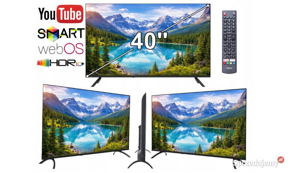 Telewizor SMART TV LED 40 VIVAX 40LE110WO WebOS małopolskie Skawina