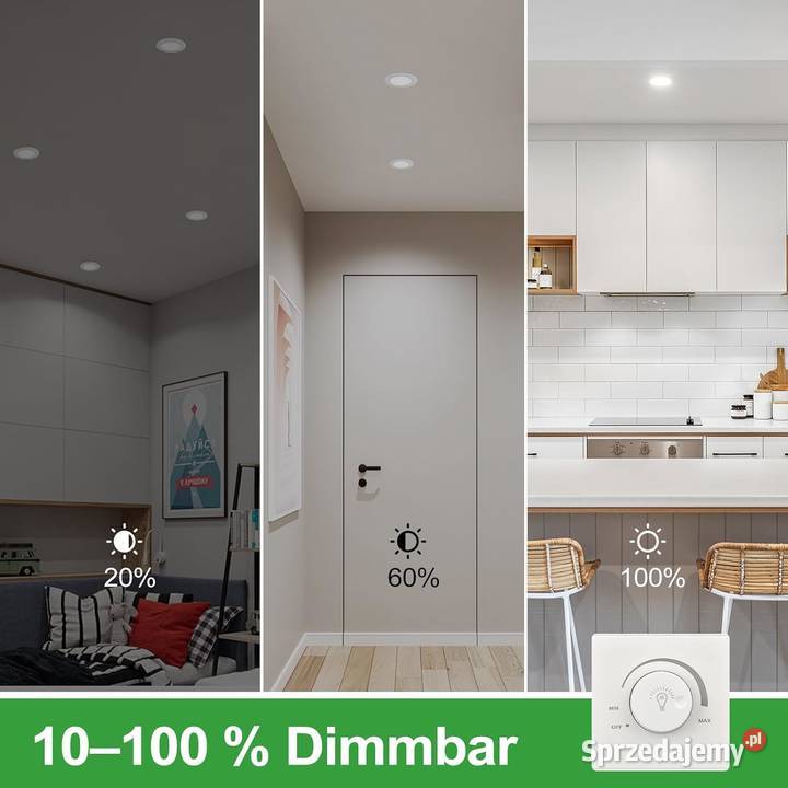 12 MOSSCO Reflektor LED 6W śląskie
