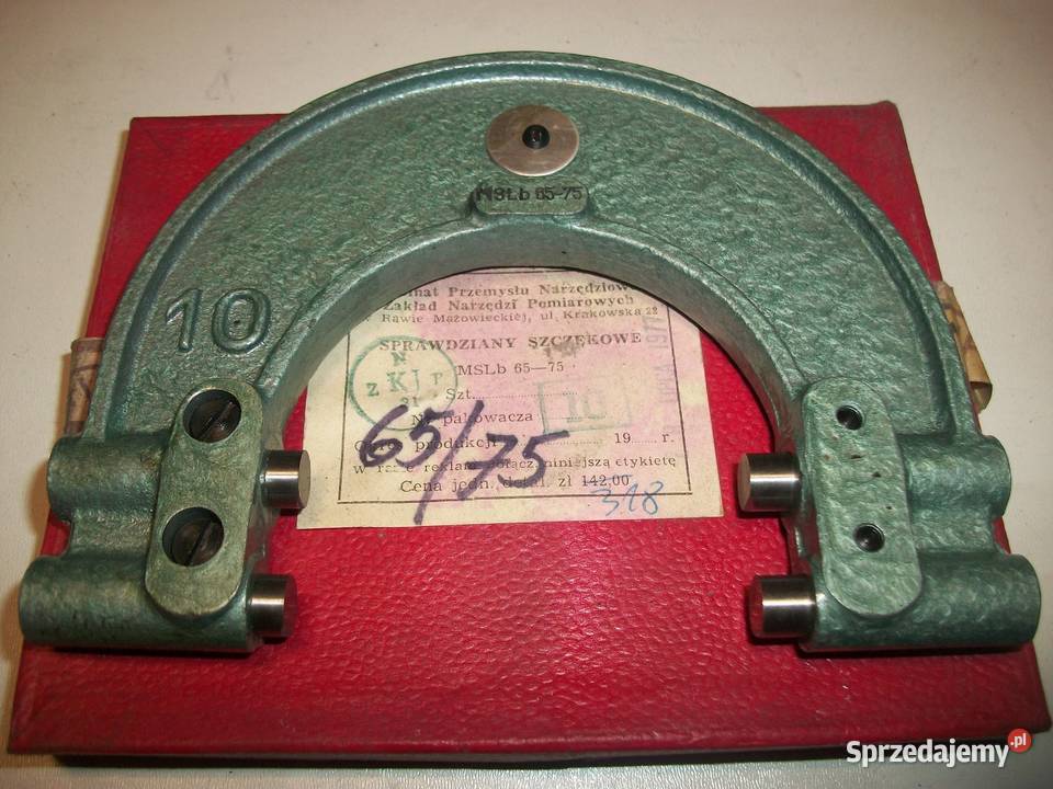 Sprawdzian szczękowy 6575 mm typ MSLb polski Olkusz
