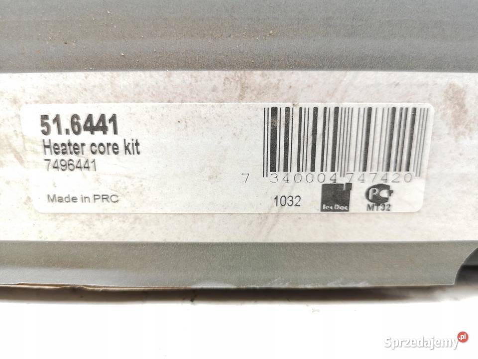 NAGRZEWNICA SAAB 9000 8498 SCANTECH 7496441 osobowe