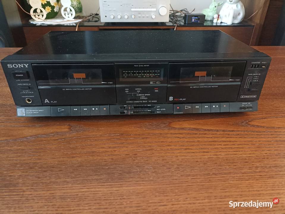 Deck magnetofon Sony TCW200 wymianie pasków i małopolskie Oświęcim