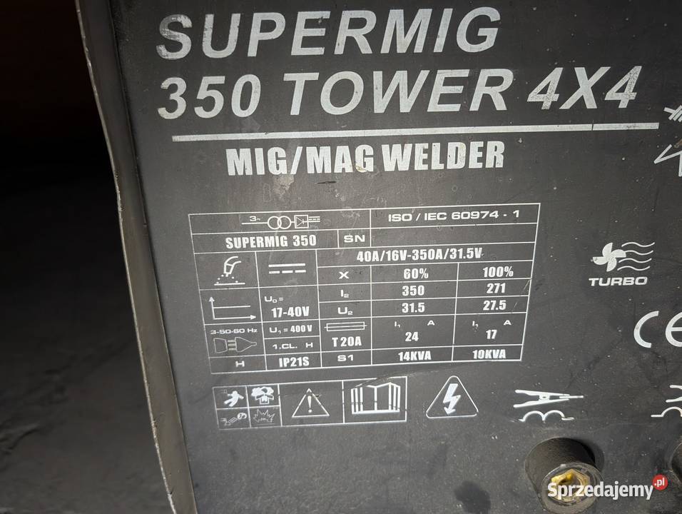 Półautomat spawalniczy Supermig 350 Tower 4x4 Poznań