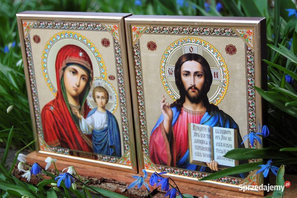 Ikona Matka Boża Kazańska Jezus Chrystus Lublin