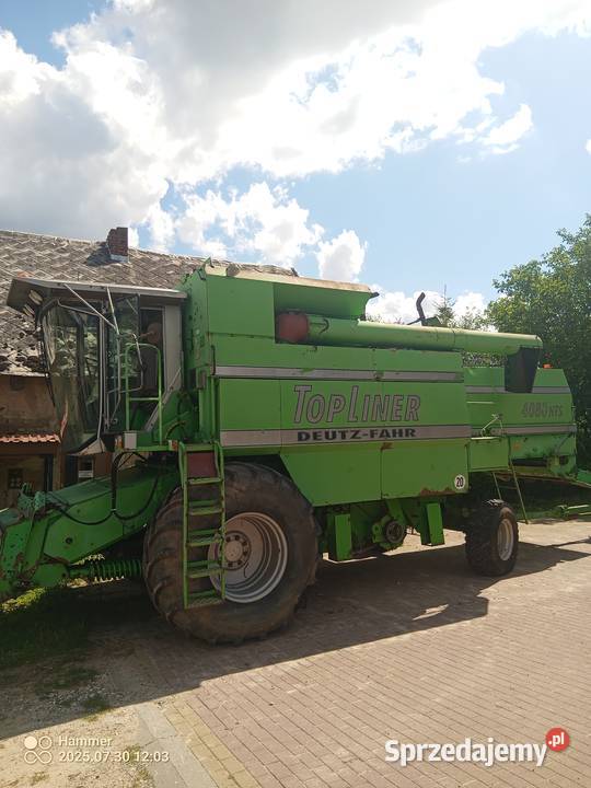 Deutz fahr 4080 hts topliner zamiana heder 54m Radzyń Chełmiński